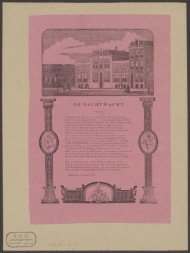 New Year's Wish of the Amsterdam Night Watch for the Year 1874