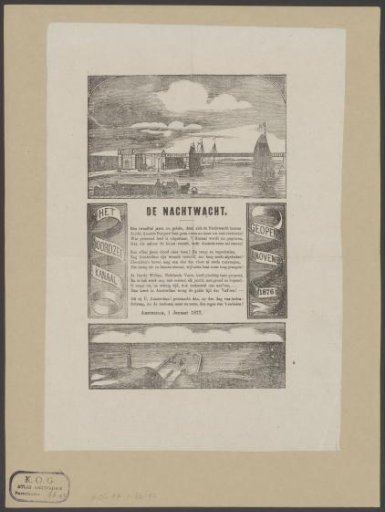 New Year's Wish from the Amsterdam Night Watch for the Year 1877
