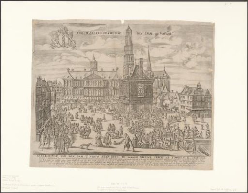 View of the Town Hall, the New Church, and the Waag on the Dam