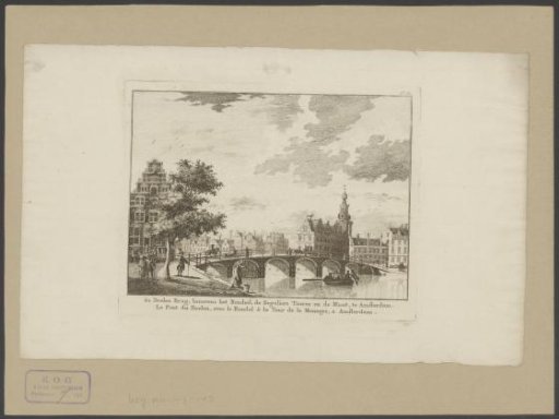 View of the Doelenbrug, Munttoren, and the Munt