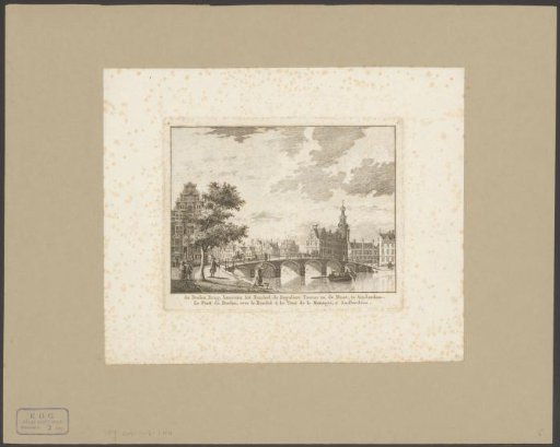 View of the Doelenbrug, Munttoren, and the Munt