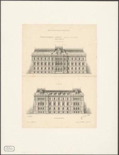 Administrative office of the Hollandsche IJzeren Spoorweg-Maatschappij, the Droogbak