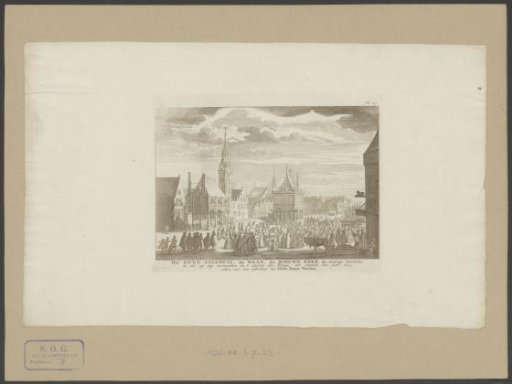 View of the Town Hall, the New Church, and the Waag on the Dam