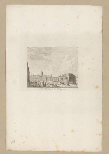 View of the Town Hall and the Waag on the Dam