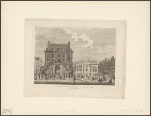 View of the renovated Waag on the Dam