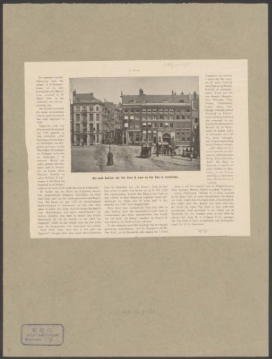 View of the old office of Van Gend & Loos on the Dam