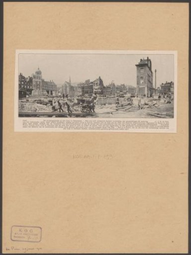 View of the demolition of the Dam