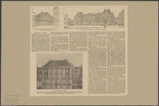 Designs for buildings on the Dam