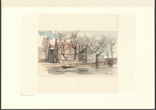 View of the Polderhuis on the Boerenwetering