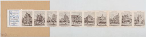 Views of pavilions on the seventeenth-century market at the International Food Exhibition 1887