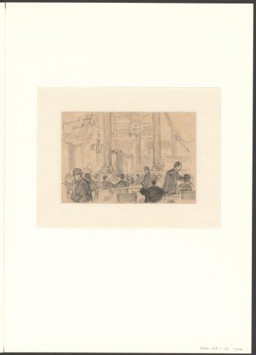 Interior of a room in the Nederlandsch Panopticum