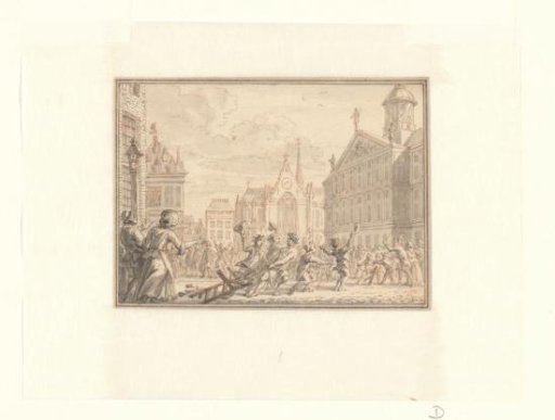 Tumult on the Dam at the Funeral of Daniel Raap