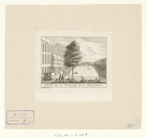 View of the Herengracht at the Spiegelstraat
