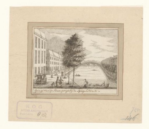 View of the Herengracht at the Spiegelstraat