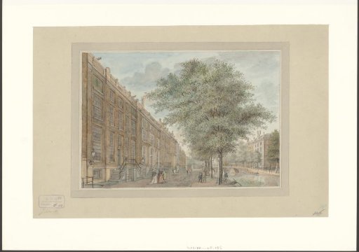 View of the Herengracht between the Leidsestraat and the Nieuwe Spiegelstraat
