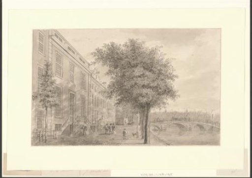 View of the Herengracht at the Amstel