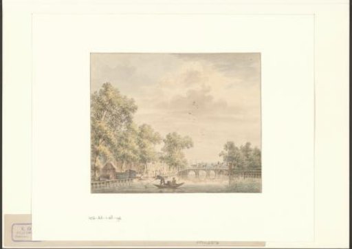 View of the Nieuwe Herengracht at the Hortusbrug