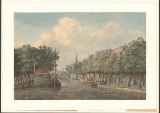 View of the Nieuwe Herengracht, corner of the Muidergracht