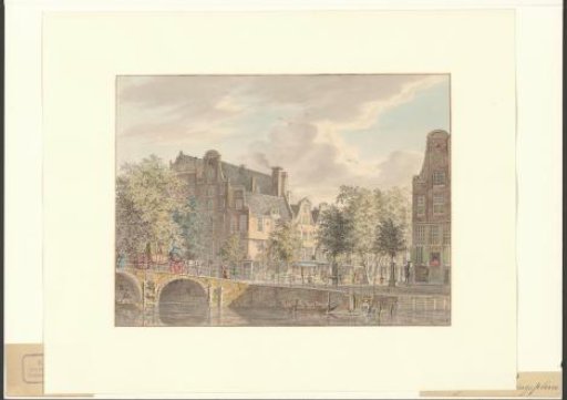 View of the Herengracht at the Koningsplein