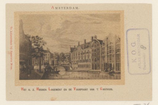 View of the Oudezijds Heerenlogement at Grimburgwal