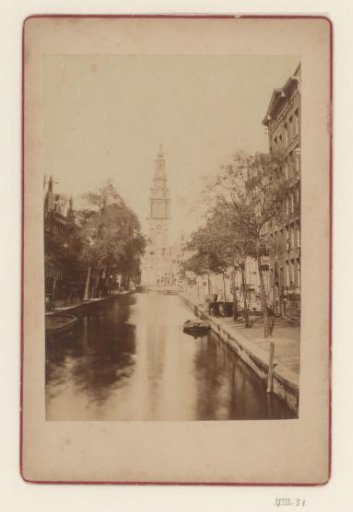 View of the Groenburgwal and the Zuiderkerk tower