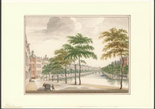 View of the Herengracht, seen from the Vijzelstraat towards the Leidsestraat