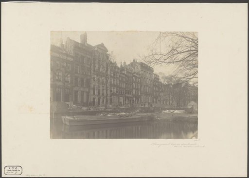 View of the Herengracht before the opening of the Raadhuisstraat