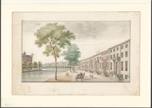 View of the Herengracht, seen from the Leidsestraat towards the Vijzelstraat