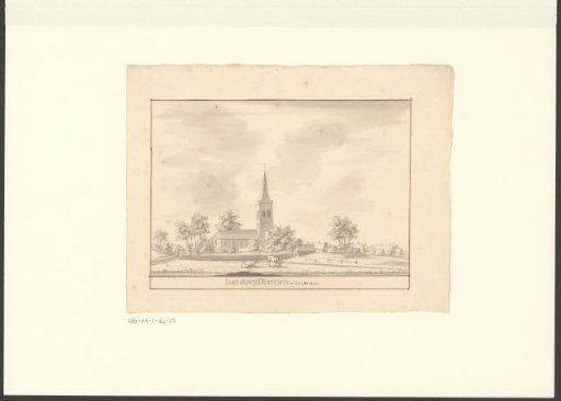 View of the church in Diemen