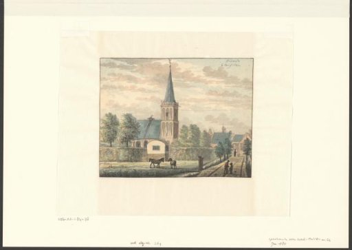 View of the church in Diemen