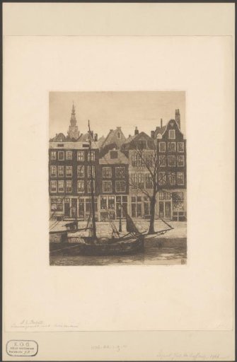 View of the Lauriergracht and the Westertoren