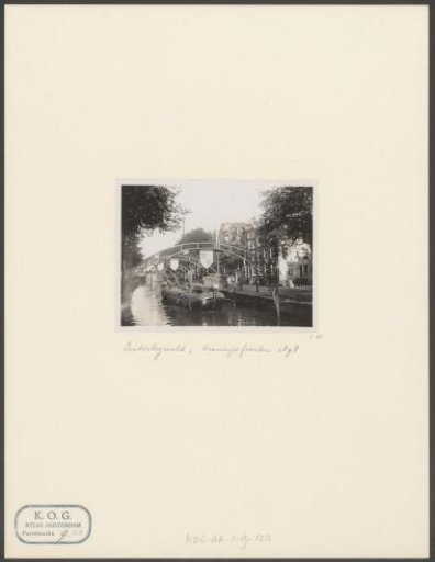 View of the Leidsegracht during the Coronation Celebrations of 1898