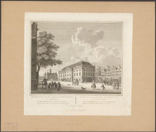 View of the theatre on the Leidseplein in Amsterdam