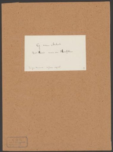 Text pages from Eigen Haard with information about the House with the Heads