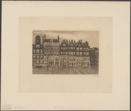 View of several houses on the Leidseplein