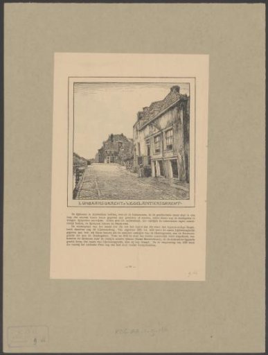 View of the Lijnbaansgracht at the Egelantiersgracht