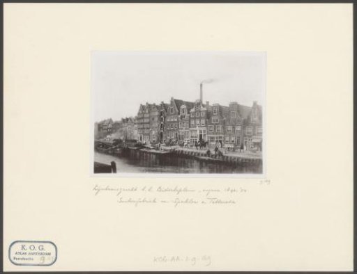 View of the sugar factory of Spakler & Tetterode on the Lijnbaansgracht