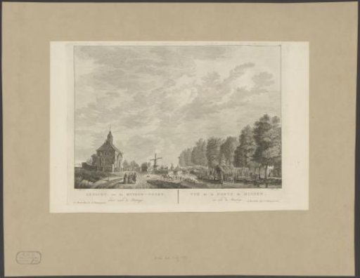 View of the Eerste Muiderpoort in Amsterdam
