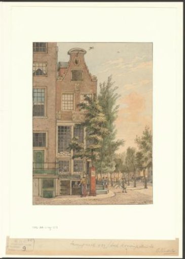 View of Herengracht 439, corner of Koningsplein