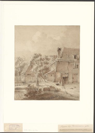 View of several collapsed houses on the corner of the Leidseplein and the Leidsestraat