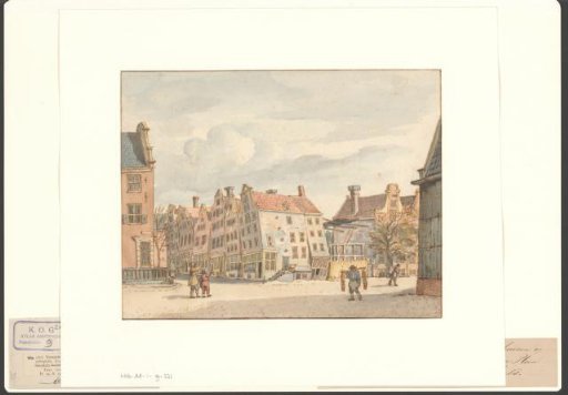 View of the sinking of the houses in the Leidsestraat