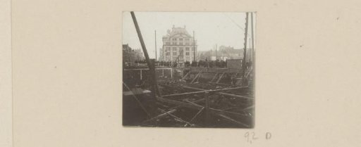 View of the demolition of the premises of jeweler Roelof Citroen