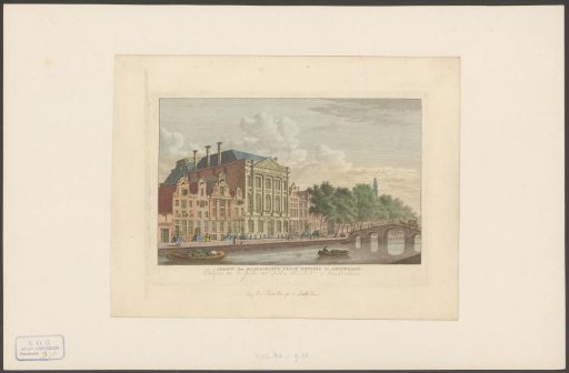 View of the Felix Meritis building in Amsterdam