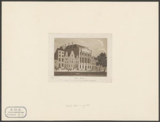 View of the Felix Meritis building in Amsterdam