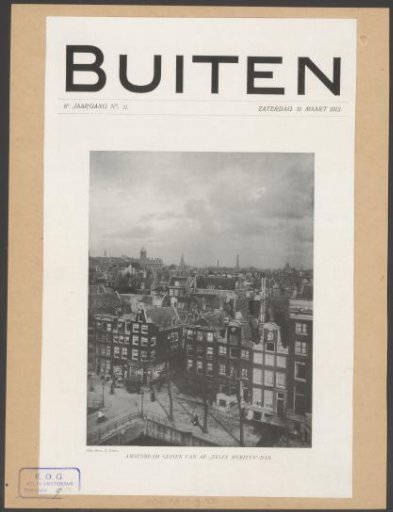 Title page for Buiten 11 (1912), 16 March 1912