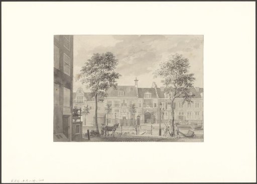 View of the Kloveniersburgwal with the Dolhuis