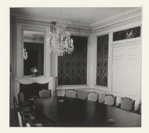 Interior of the dining room of Keizersgracht 567
