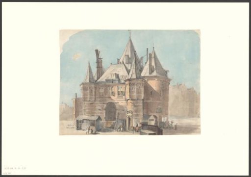 View of the Nieuwmarkt and the Waag