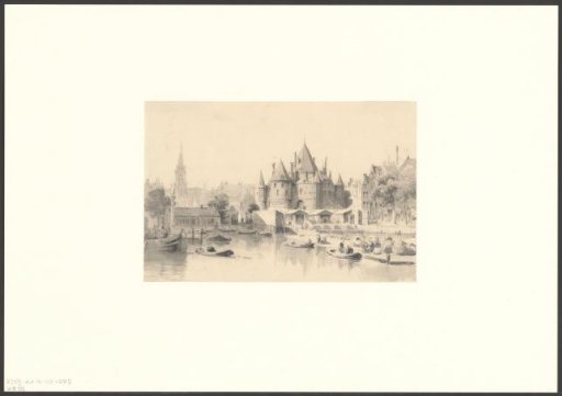 View of the Waag from the Geldersekade