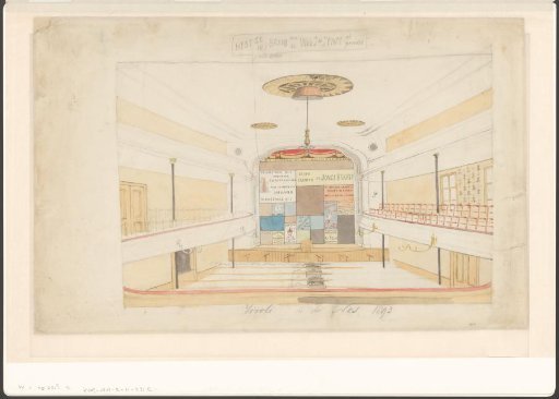 Interior of the Théâtre Tivoli in the Nes